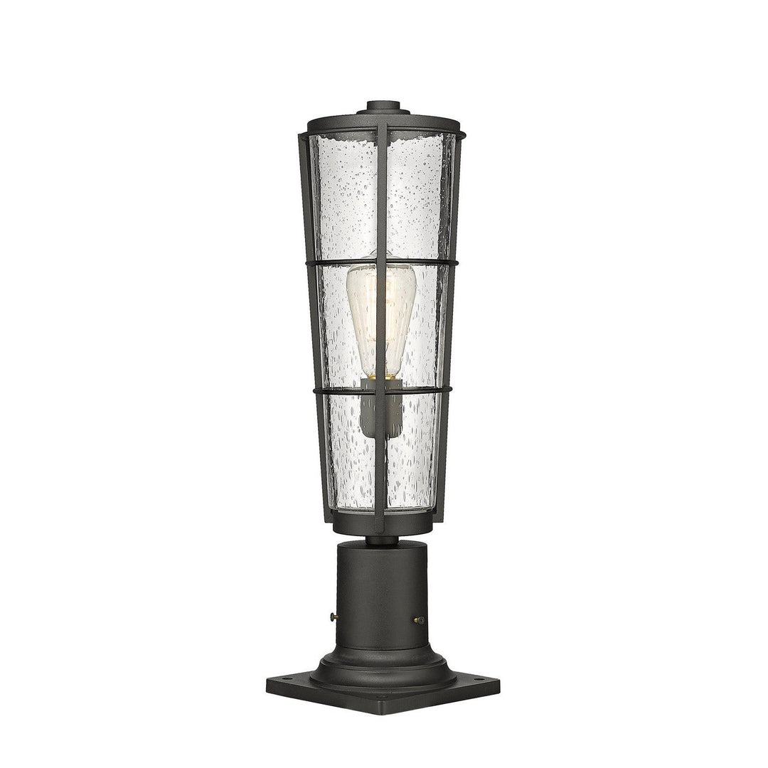 Z-Lite Lighting 591PHB-533PM-BK  Helix Outdoor Black