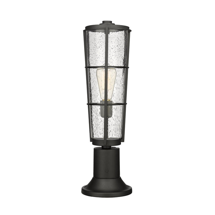 Z-Lite Lighting 591PHB-553PM-BK  Helix Outdoor Black