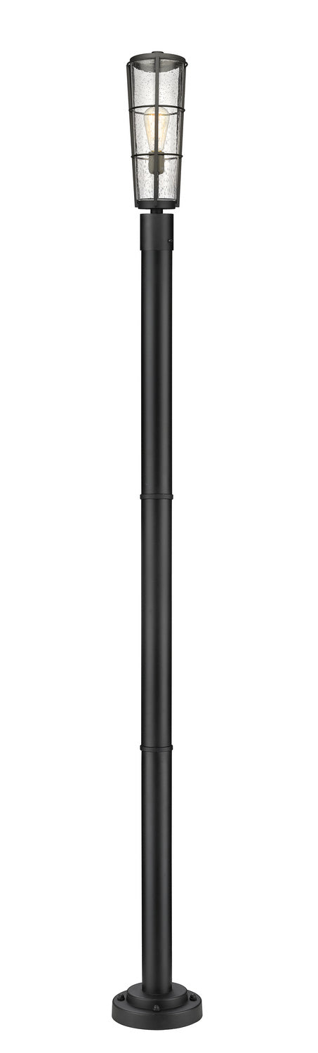 Z-Lite Lighting 591PHB-567P-BK  Helix Outdoor Black