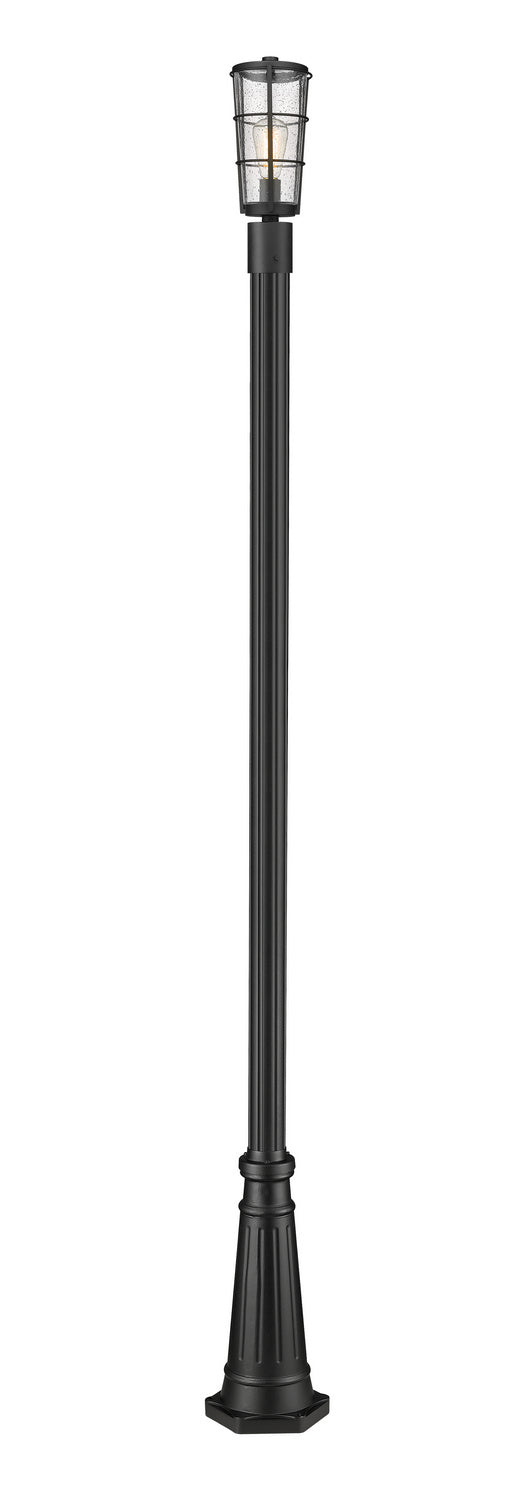 Z-Lite Lighting 591PHM-519P-BK  Helix Outdoor Black