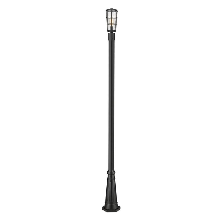 Z-Lite Lighting 591PHM-519P-BK  Helix Outdoor Black