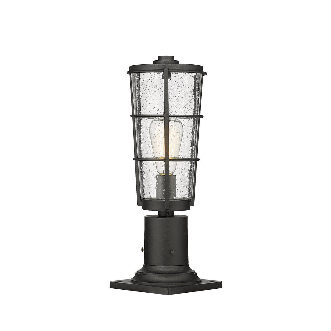 Z-Lite Lighting 591PHM-533PM-BK  Helix Outdoor Black