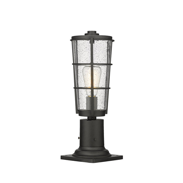 Z-Lite Lighting 591PHM-533PM-BK  Helix Outdoor Black