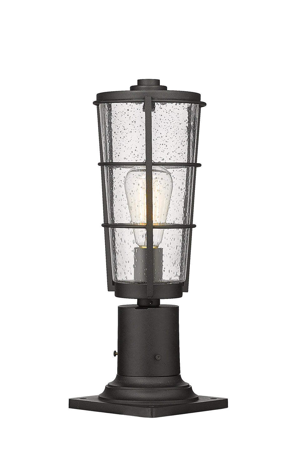 Z-Lite Lighting 591PHM-533PM-BK  Helix Outdoor Black