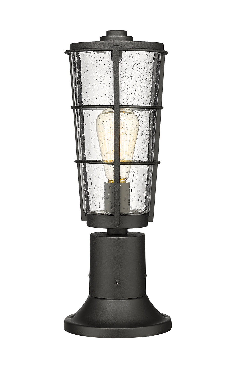 Z-Lite Lighting 591PHM-553PM-BK  Helix Outdoor Black