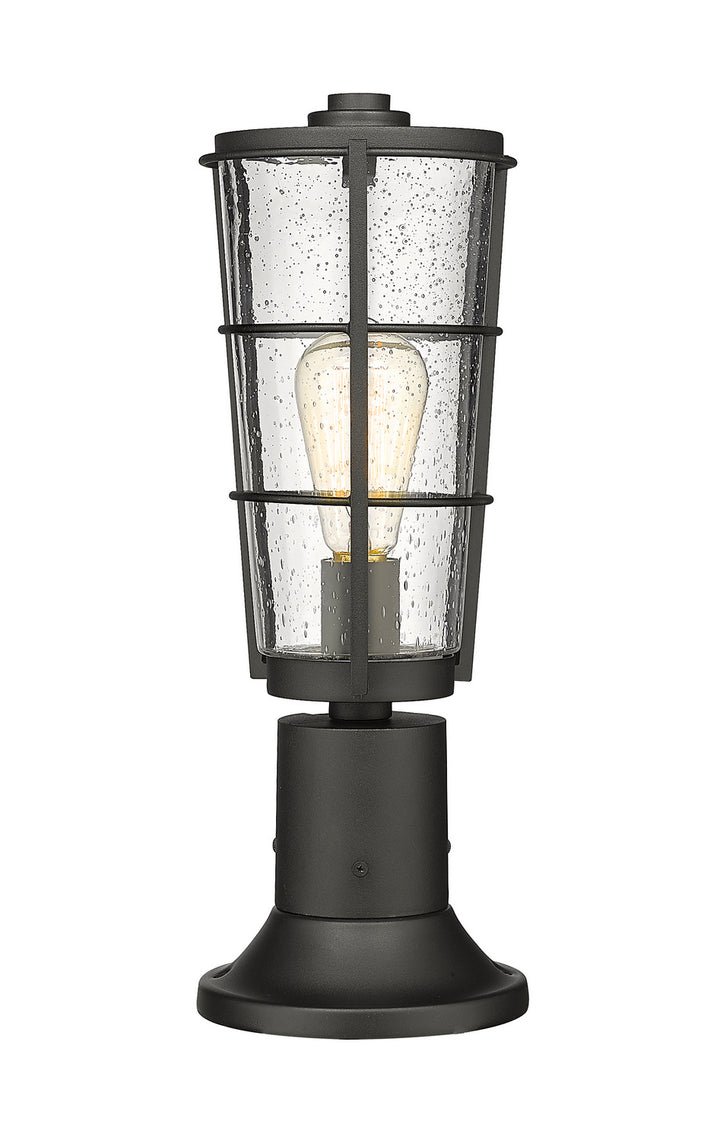 Z-Lite Lighting 591PHM-553PM-BK  Helix Outdoor Black