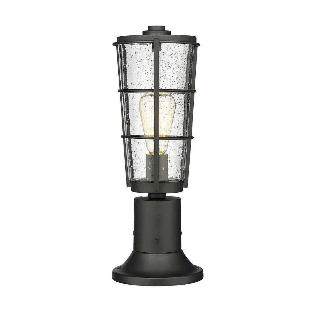 Z-Lite Lighting 591PHM-553PM-BK  Helix Outdoor Black