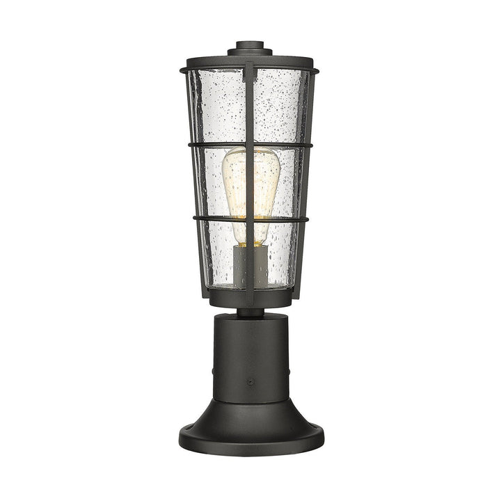 Z-Lite Lighting 591PHM-553PM-BK  Helix Outdoor Black