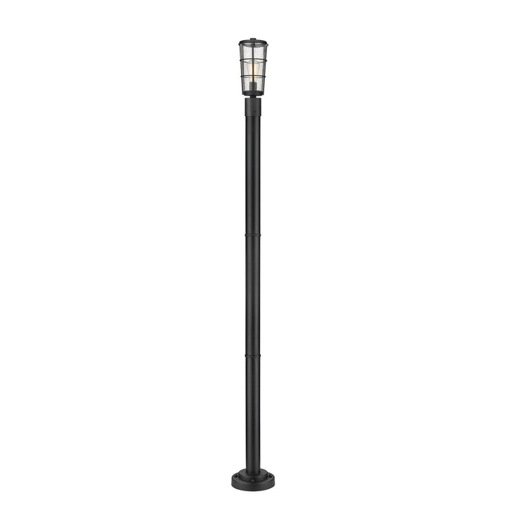 Z-Lite Lighting 591PHM-567P-BK  Helix Outdoor Black