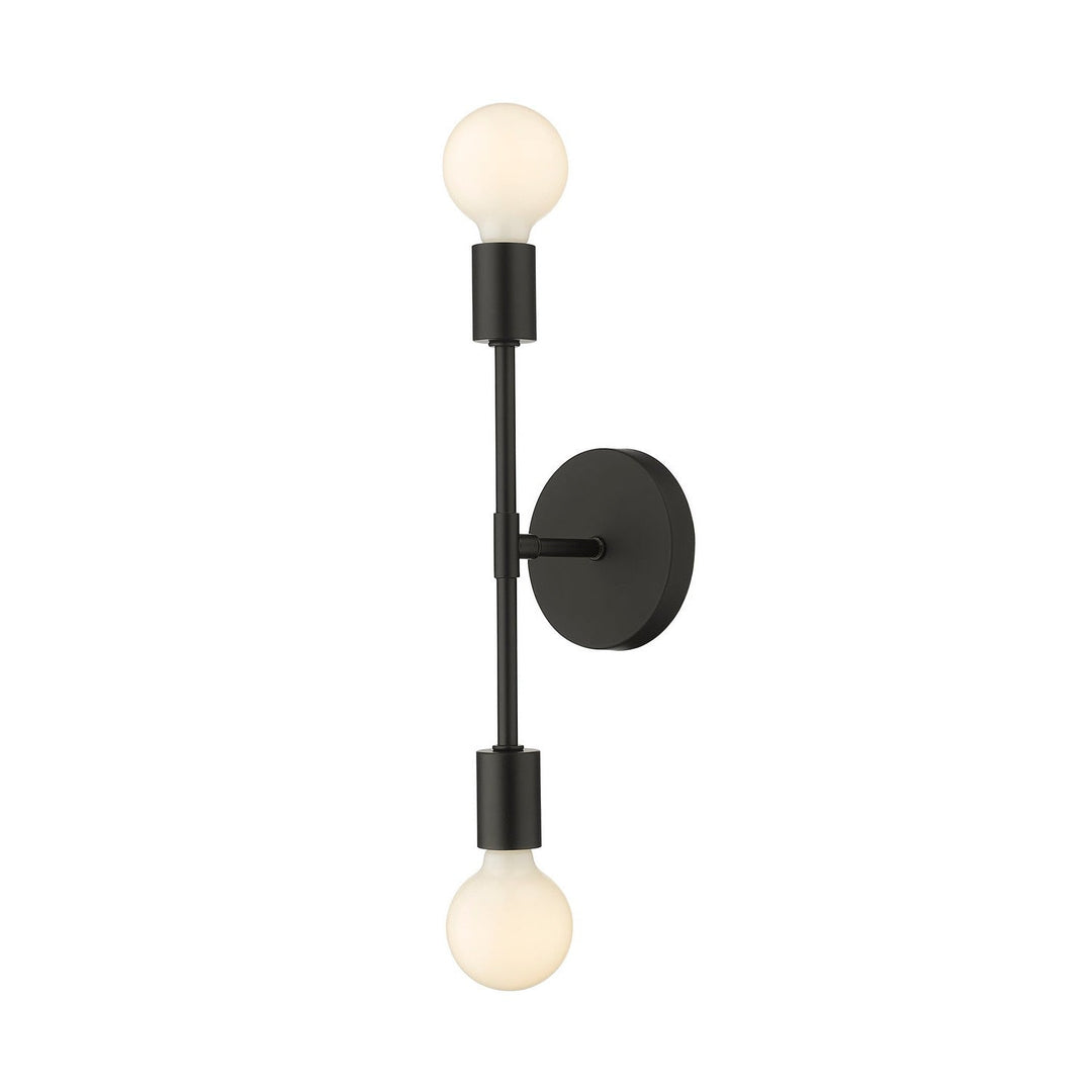 Z-Lite Modernist 731-2S-MB Wall Sconce Light - Matte Black