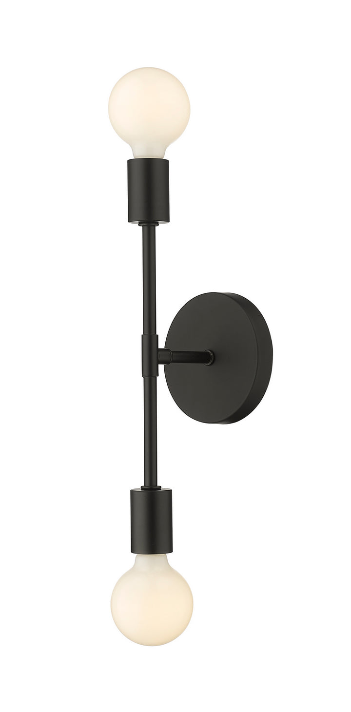Z-Lite Modernist 731-2S-MB Wall Sconce Light - Matte Black