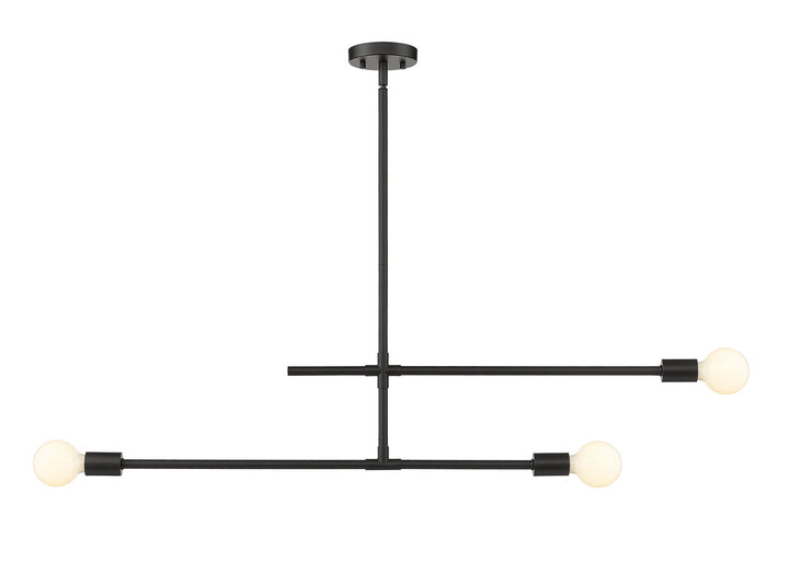 Z-Lite Modernist 731-3MB Chandelier Light - Matte Black