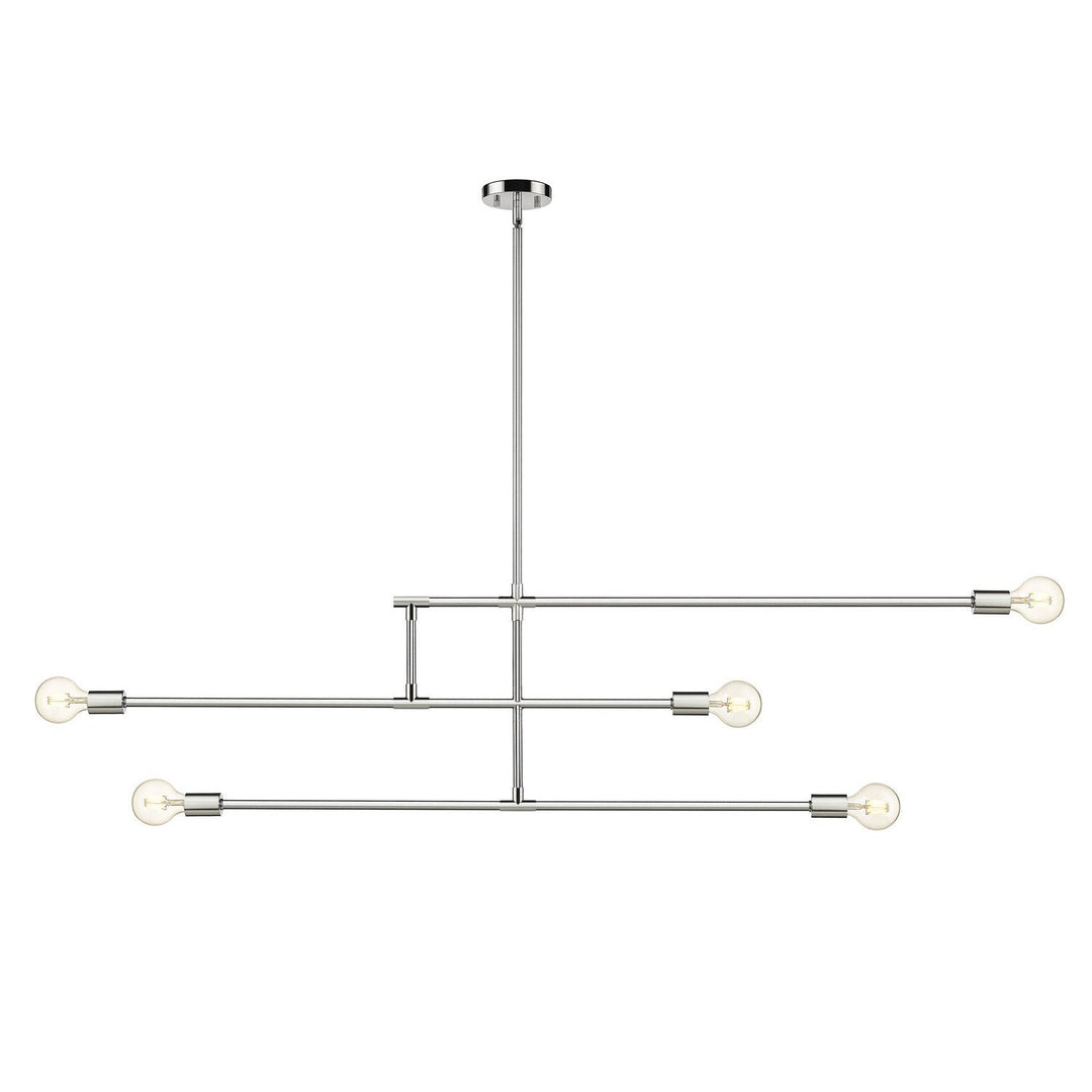 Z-Lite Modernist 731-5CH Chandelier Light - Chrome