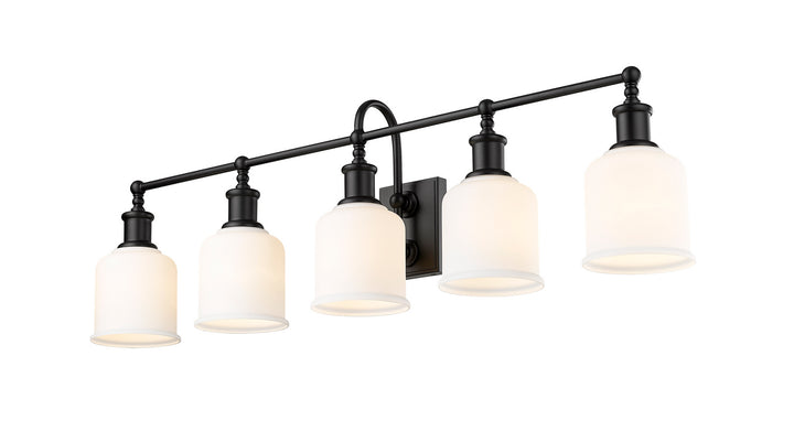 Z-Lite Bryant 733-5V-MB Bath Vanity Light 41 in. wide - Matte Black