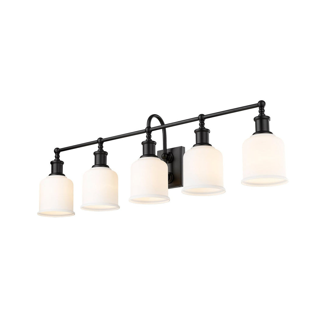 Z-Lite Bryant 733-5V-MB Bath Vanity Light 41 in. wide - Matte Black