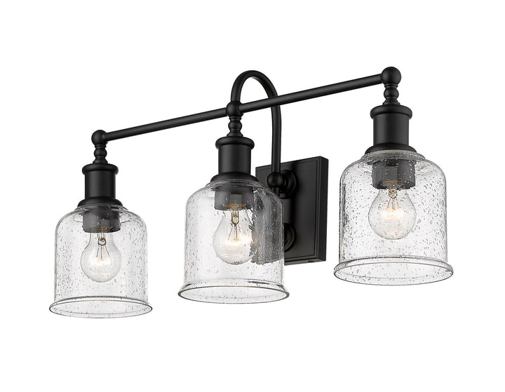 Z-Lite Bryant 734-3V-MB Bath Vanity Light 24 in. wide - Matte Black