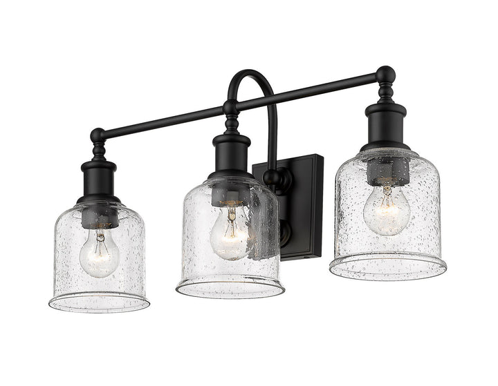 Z-Lite Bryant 734-3V-MB Bath Vanity Light 24 in. wide - Matte Black