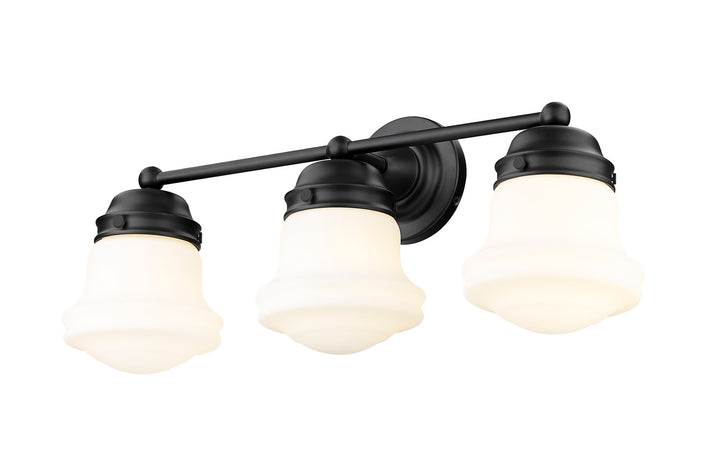 Z-Lite Vaughn 735-3V-MB Bath Vanity Light 23 in. wide - Matte Black