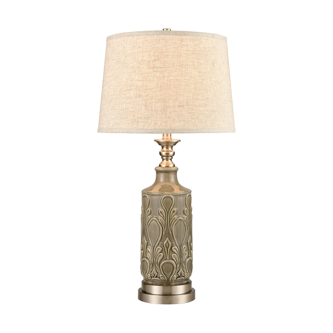 Elk Lighting 77191  Strangford Lamp Gray
