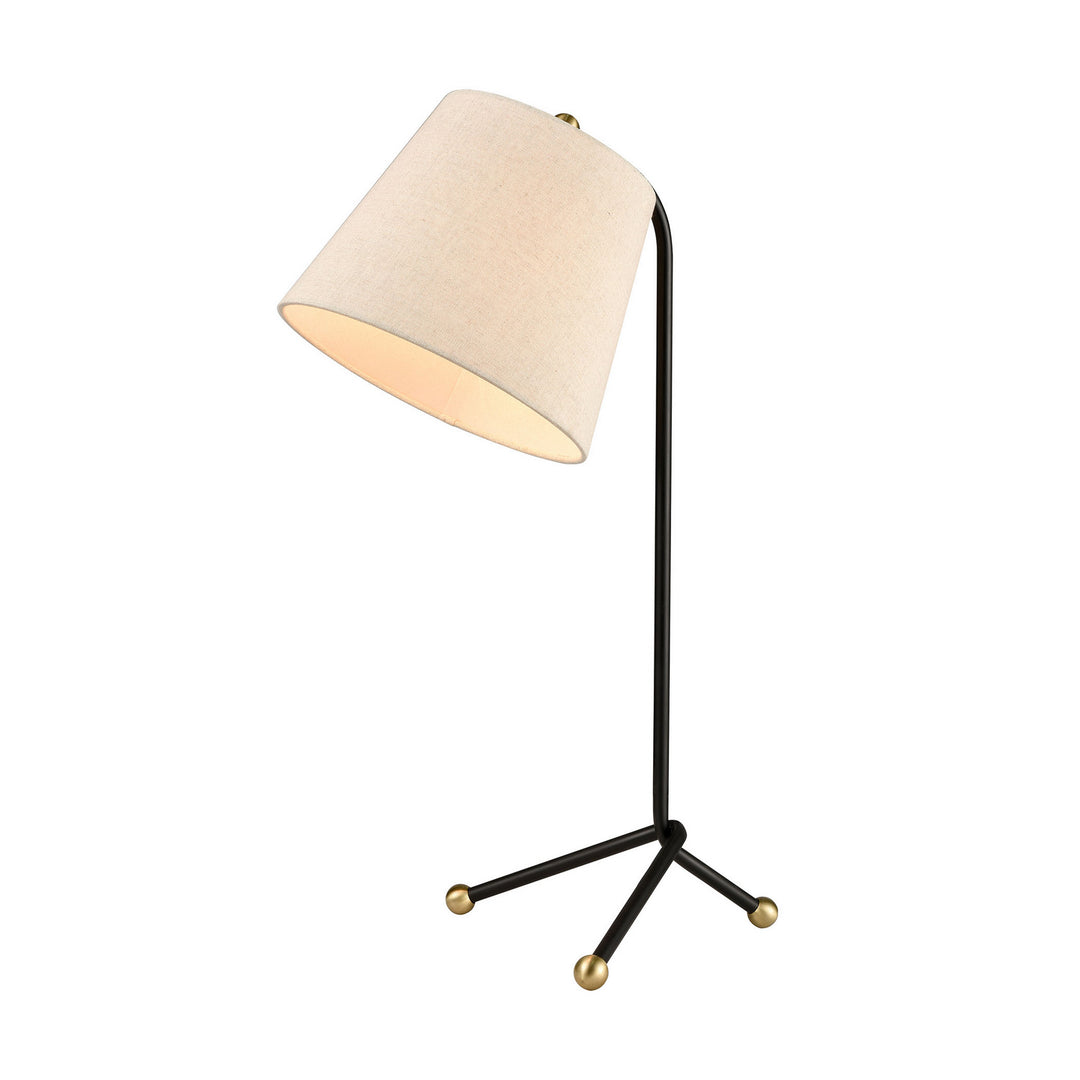 Elk Lighting 77205  Pine Plains Lamp Black