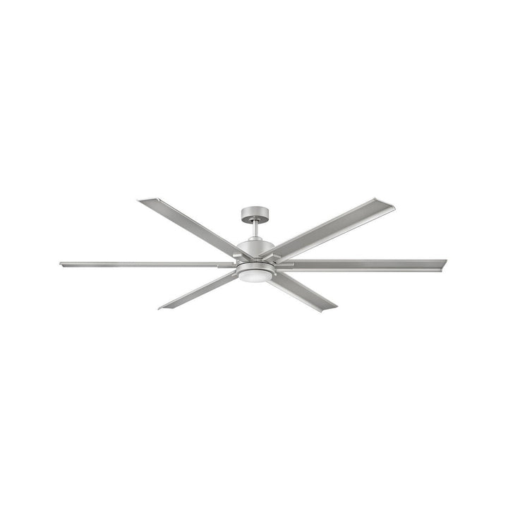 Hinkley Indy Maxx 900982FBN-LDD Ceiling Fan 82 - Brushed Nickel, Brushed Nickel/