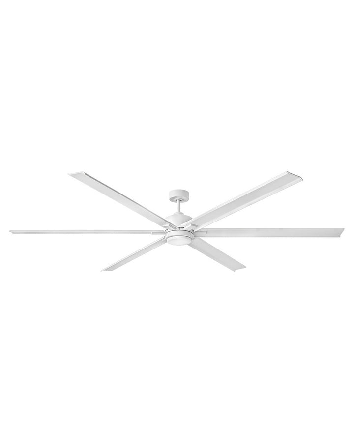 Hinkley Indy Maxx 900999FMW-LDD Ceiling Fan 99 - Matte White, Matte White/