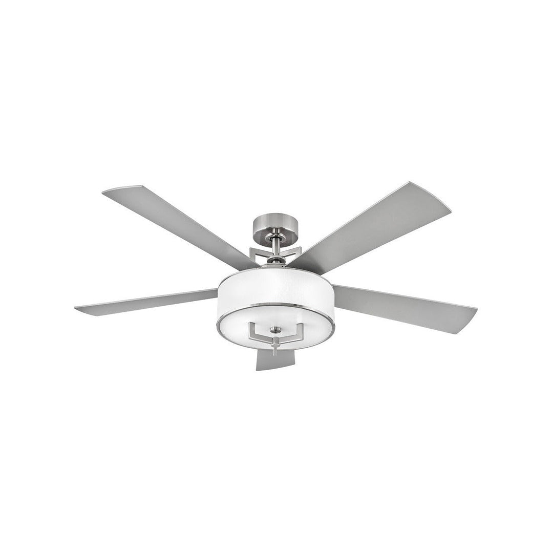 Hinkley Hampton 903056FBN-LID Ceiling Fan 56 - Brushed Nickel, Silver, Walnut/