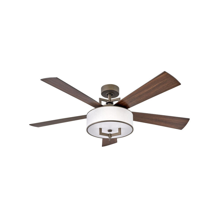 Hinkley Hampton 903056FMM-LID Ceiling Fan 56 - Metallic Matte Bronze, Metallic Matte Bronze, Walnut/