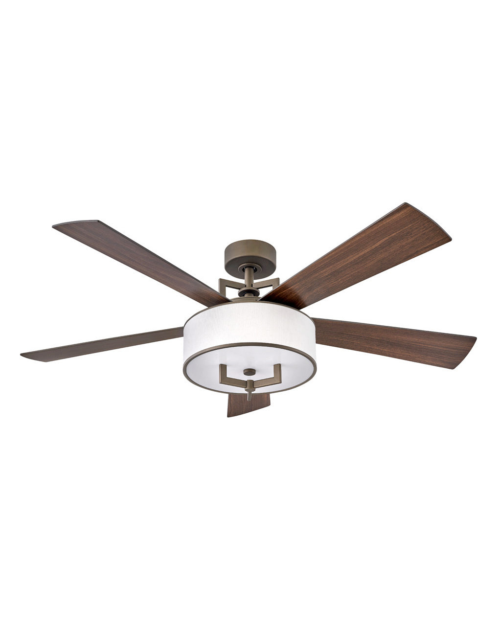 Hinkley Hampton 903056FMM-LID Ceiling Fan 56 - Metallic Matte Bronze, Metallic Matte Bronze, Walnut/