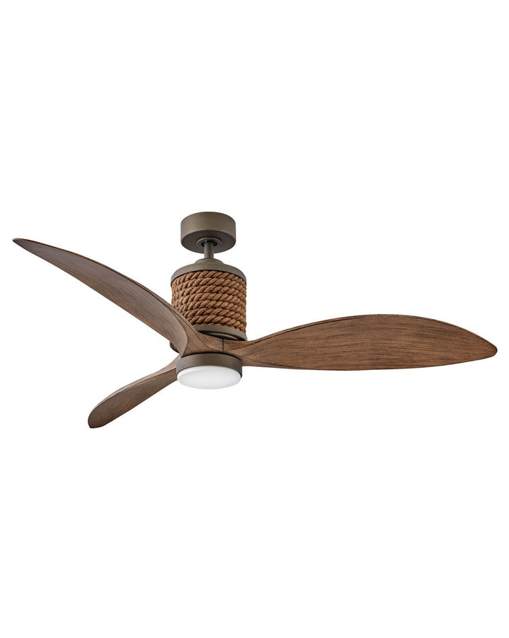 Hinkley Marin 903160FMM-NDD Ceiling Fan 60 - Metallic Matte Bronze, Walnut/