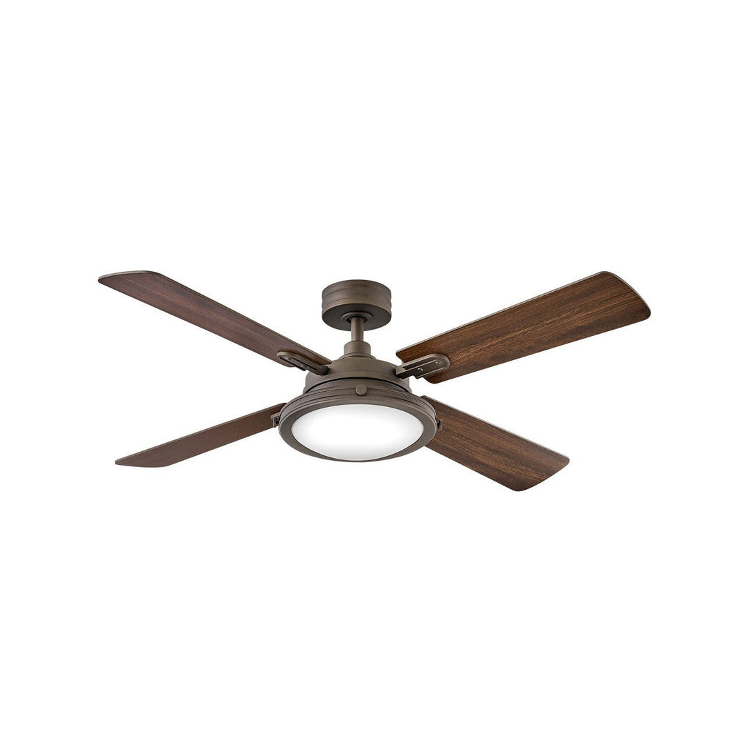 Hinkley Collier 903254FMM-LID Ceiling Fan 54 - Metallic Matte Bronze, Metallic Matte Bronze, Walnut/