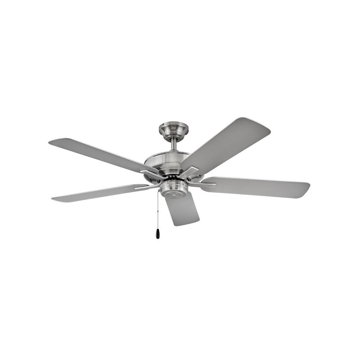 Hinkley Metro 903352FBN-NIA Ceiling Fan 52 - Brushed Nickel, Matte Black, Silver/