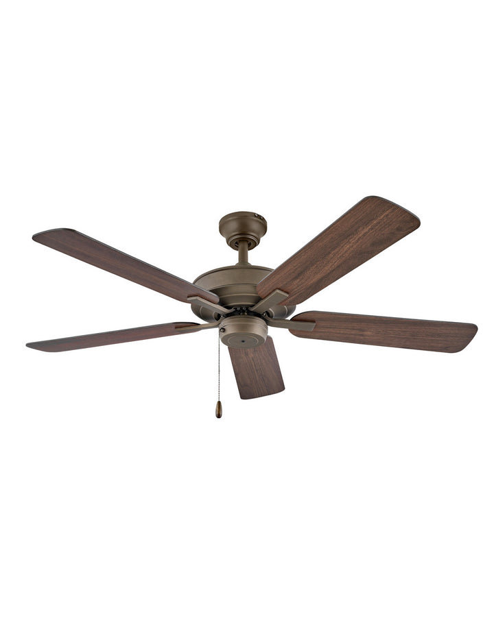 Hinkley Metro 903352FMM-NIA Ceiling Fan 52 - Metallic Matte Bronze, Walnut, Metallic Matte Bronze/