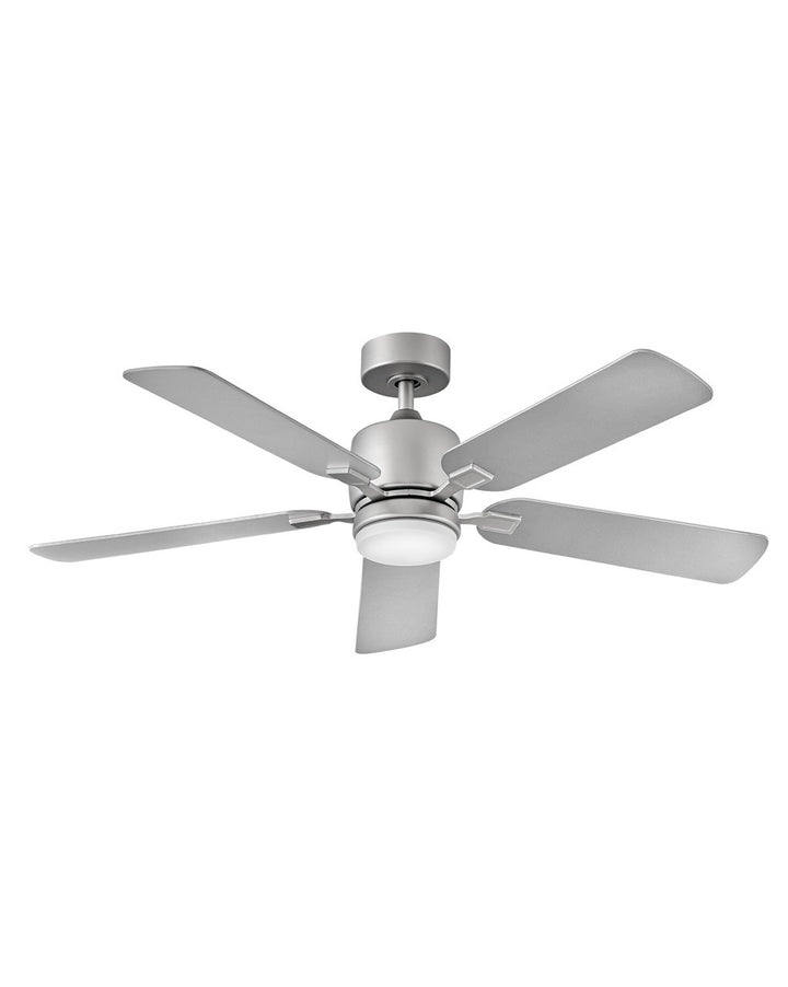 Hinkley Afton 903552FSS-LIA Ceiling Fan 52 - Satin Steel, Silver, Matte Black/