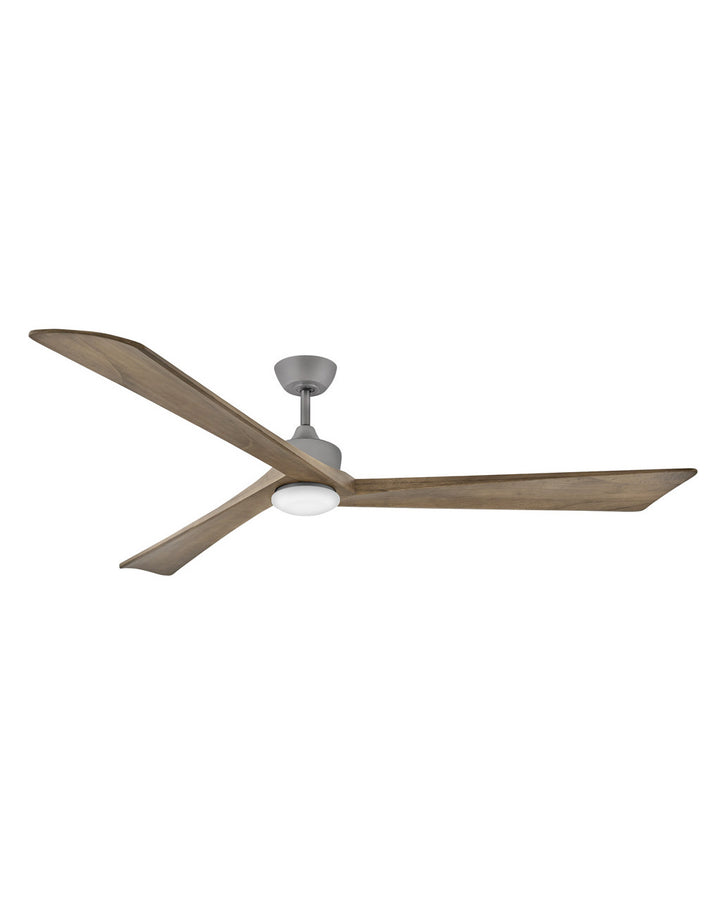 Hinkley Sculpt 903680FGT-LDD Ceiling Fan 80 - Graphite, Driftwood/