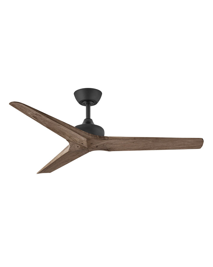 Hinkley Chisel 903752FMB-NDD Ceiling Fan 52 - Matte Black, Walnut/