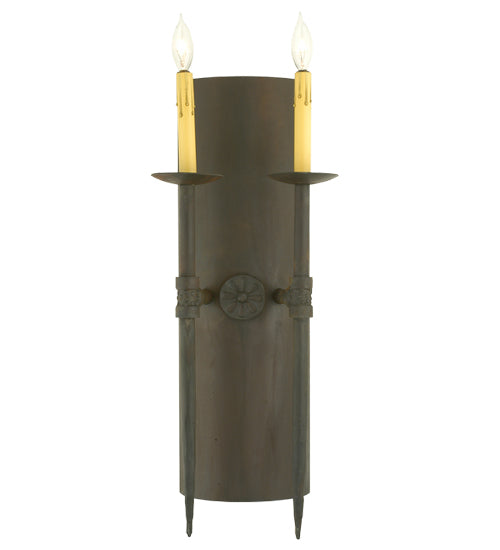 Meyda Tiffany Warwick 112085 Wall Light - Rust