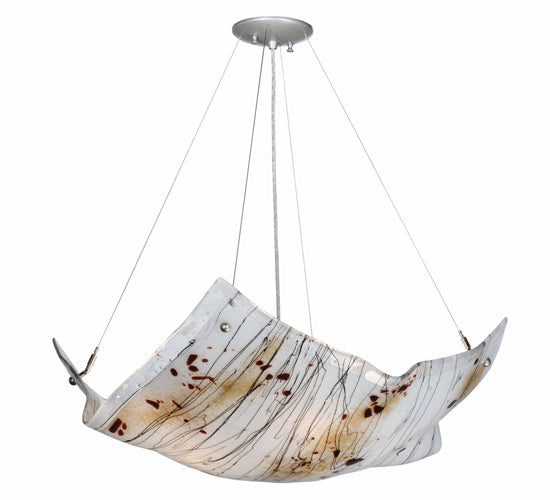 Meyda Tiffany Crinkle 112107 Pendant Light - Nickel