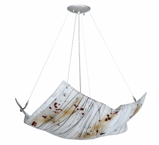 Meyda Tiffany Crinkle 112107 Pendant Light - Nickel