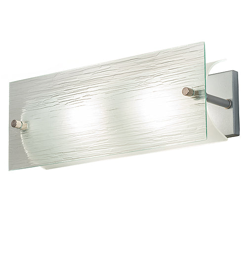 Meyda Tiffany Quadrato 112112 Bath Vanity Light 16 in. wide - Nickel