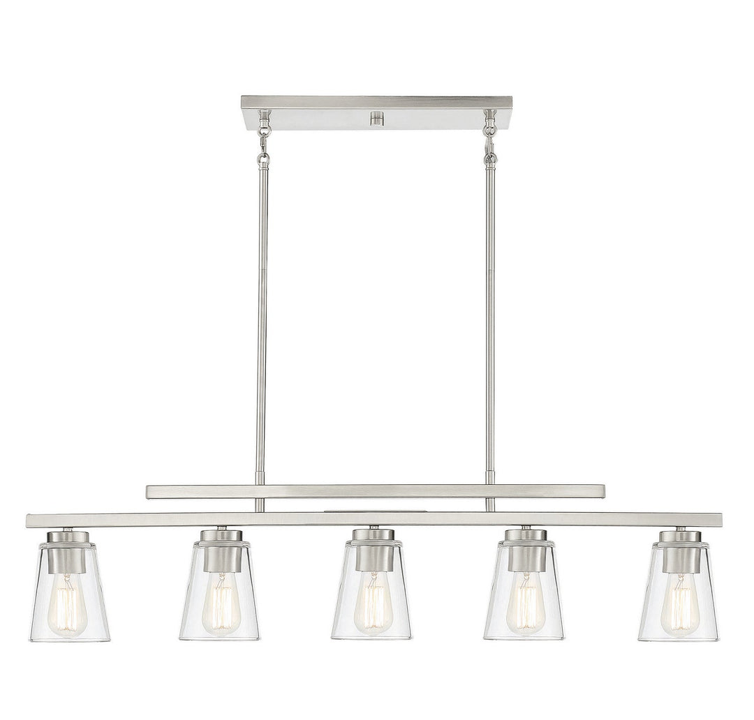 Savoy House Calhoun 1-1023-5-SN Pendant Light - Satin Nickel