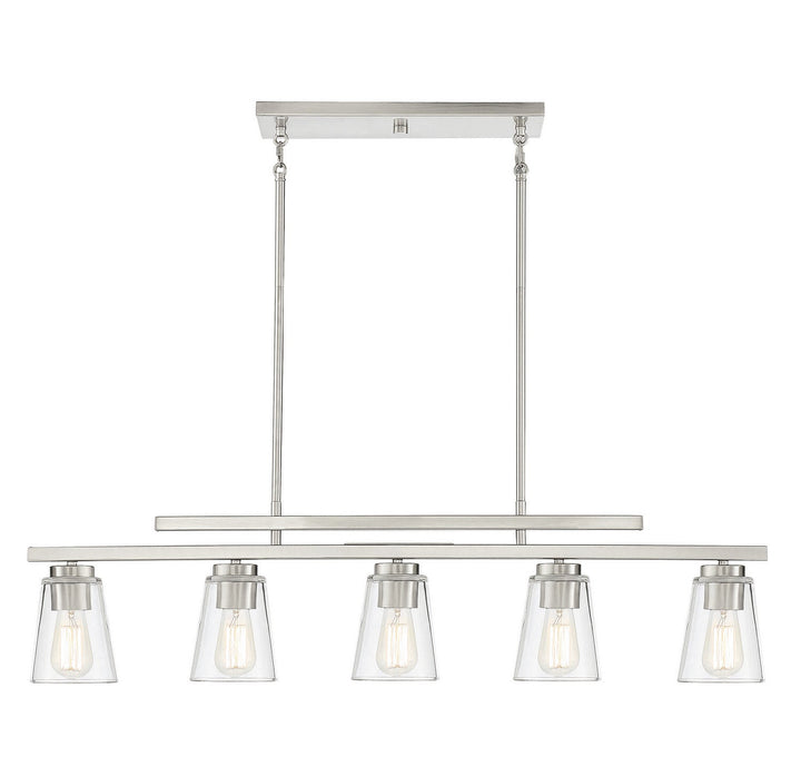 Savoy House Calhoun 1-1023-5-SN Pendant Light - Satin Nickel