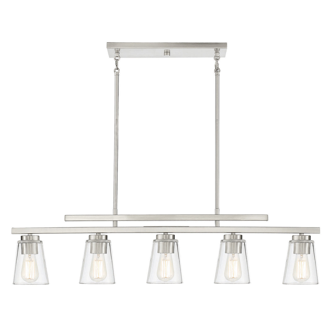 Savoy House Calhoun 1-1023-5-SN Pendant Light - Satin Nickel