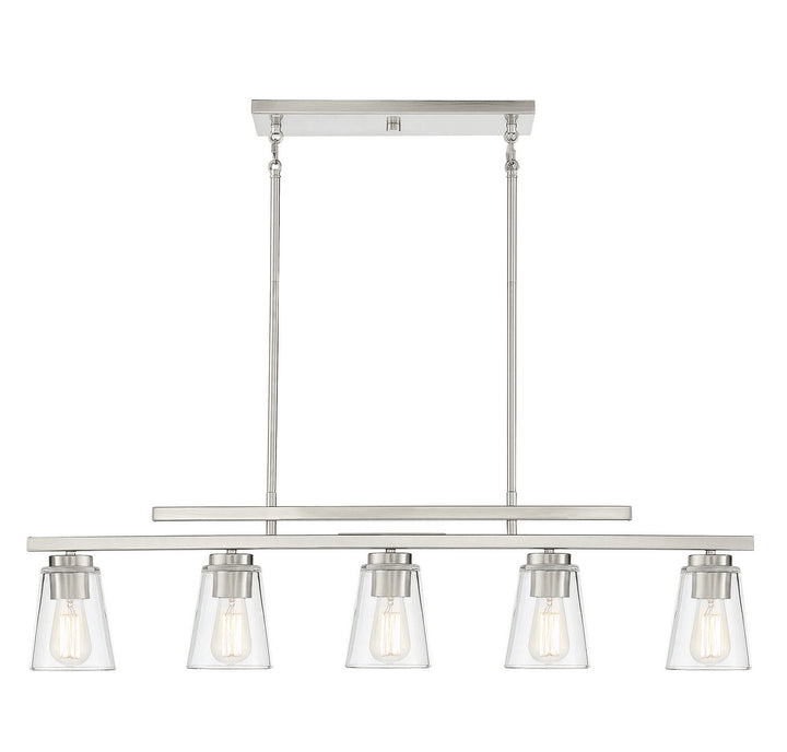 Savoy House Calhoun 1-1023-5-SN Pendant Light - Satin Nickel
