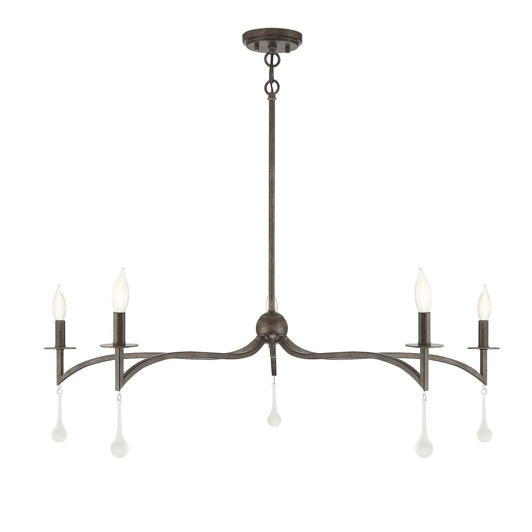 Savoy House Laramie 1-1099-5-183 Chandelier Light - Chelsea Walnut