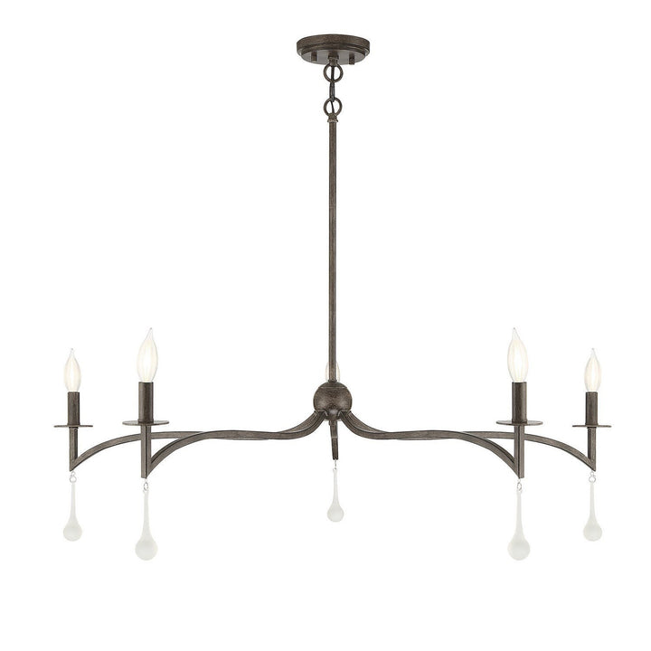 Savoy House Laramie 1-1099-5-183 Chandelier Light - Chelsea Walnut