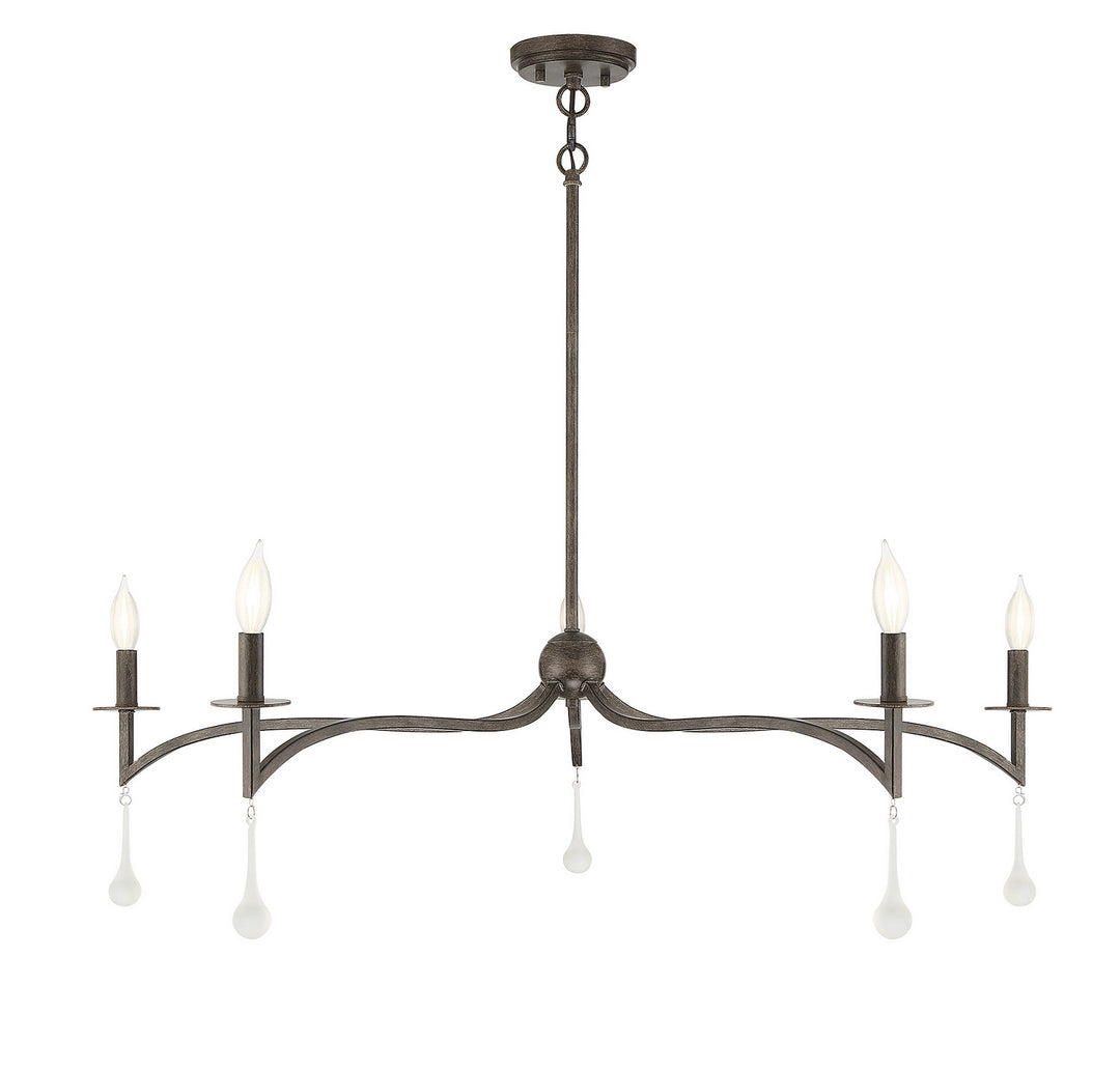Savoy House Laramie 1-1099-5-183 Chandelier Light - Chelsea Walnut