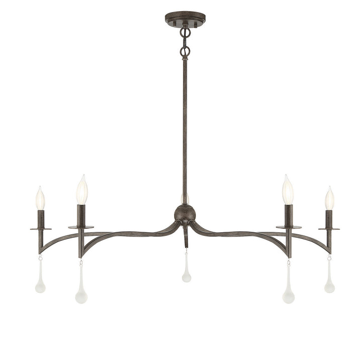 Savoy House Laramie 1-1099-5-183 Chandelier Light - Chelsea Walnut