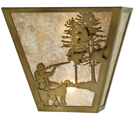Meyda Tiffany Quail Hunter 112185 Wall Light - Antique Copper