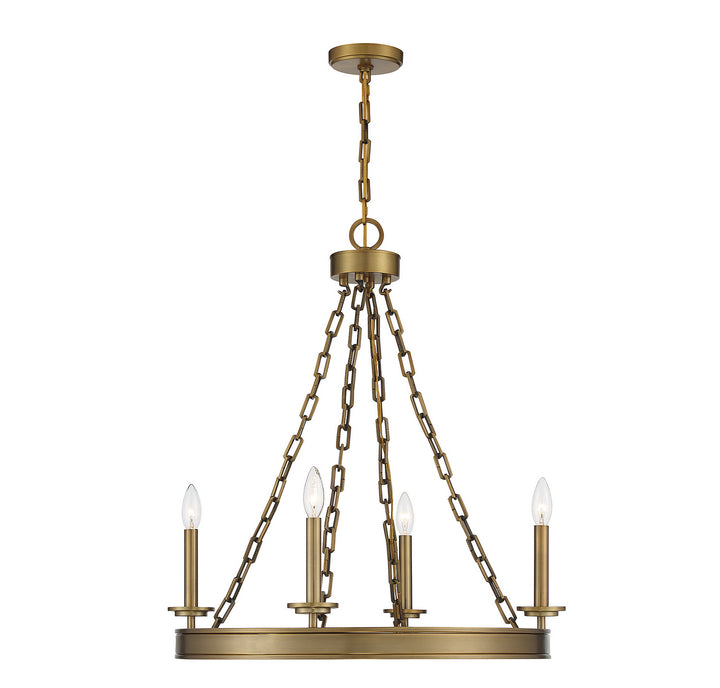 Savoy House Seville 1-4403-4-322 Chandelier Light - Warm Brass